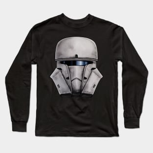 Tank Trooper - White Long Sleeve T-Shirt